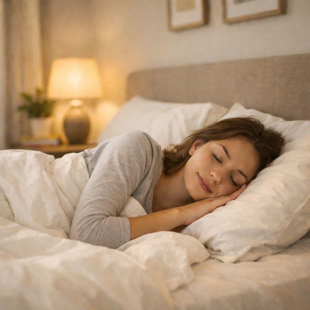 Woman sleeping peacefully