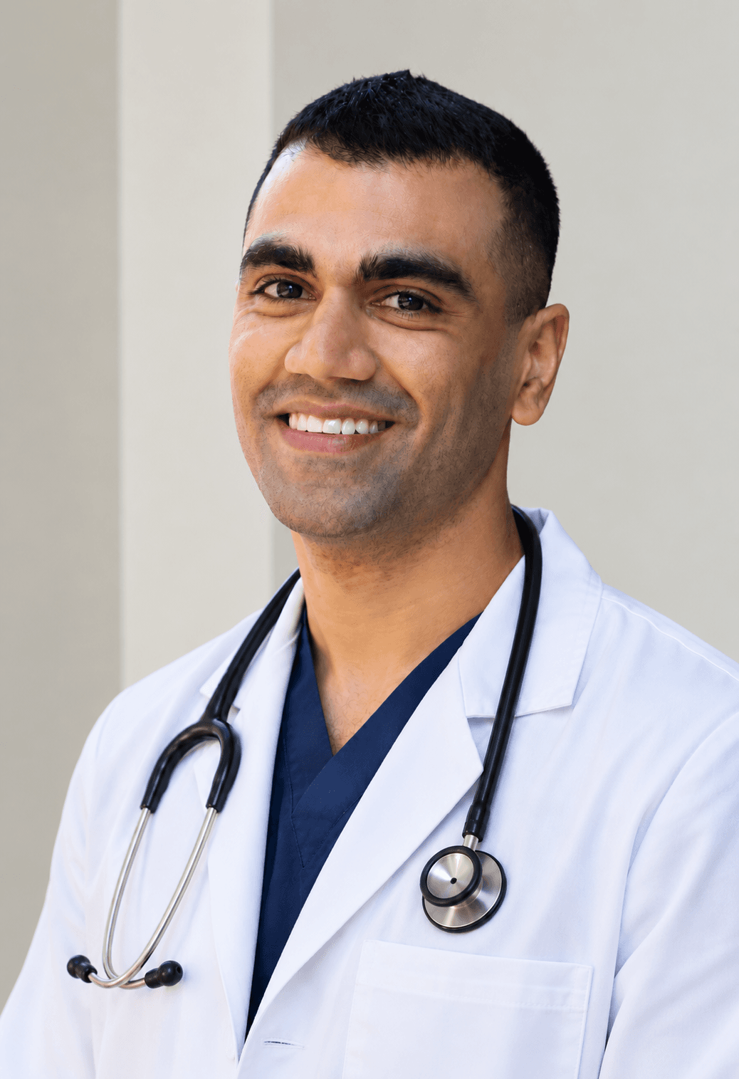 Physician reviewing a patient's health plan